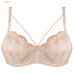 سوتین زنانه کارنا رز مدل فنردار کد 3377-13 رنگ کرم