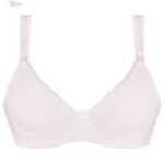 سوتین شیردهی مدل فنردار کد 3802 رنگ صورتی روشن