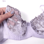 سوتین زنانه کارنا رز مدل فنردار کد 3377-2 رنگ یاسی