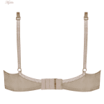 سوتین زنانه کارنا رز مدل فنردار کد 3377-5 رنگ قهوه ای