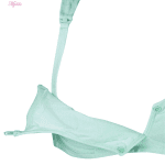 سوتین شیردهی مدل فنردار کد 3805 رنگ سبزآبی