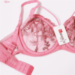 سوتین زنانه کارنا رز مدل فنردار کد 3377-4 رنگ صورتی