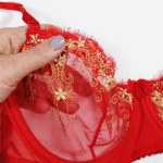 سوتین زنانه کارنا رز مدل فنردار کد 3377 رنگ قرمز