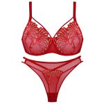 ست شورت و سوتین زنانه کارنا رز مدل فنردار کد 3378-12 رنگ قرمز