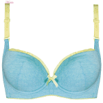 سوتین زنانه مدل پوش آپ کد 3782 رنگ آبی