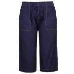 شلوارک مردانه ماییلدا مدل کتان کد 3905 رنگ سرمه ای