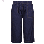 شلوارک مردانه ماییلدا مدل کتان کد 3905 رنگ سرمه ای