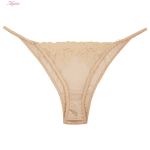 ست شورت و سوتین زنانه پانیذ مدل گیپوری کد 90030 رنگ کرم