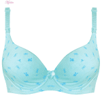 سوتین شیردهی مدل فنر دار کد 3808 رنگ آبی