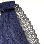 لباس خواب زنانه مدل گیپور کد 3908 رنگ سرمه ای