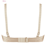 ست شورت و سوتین زنانه پانیذ مدل گیپوری کد 90030 رنگ کرم