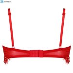 ست شورت و سوتین زنانه فیتن فرخ زادی مدل 3684-169 رنگ قرمز