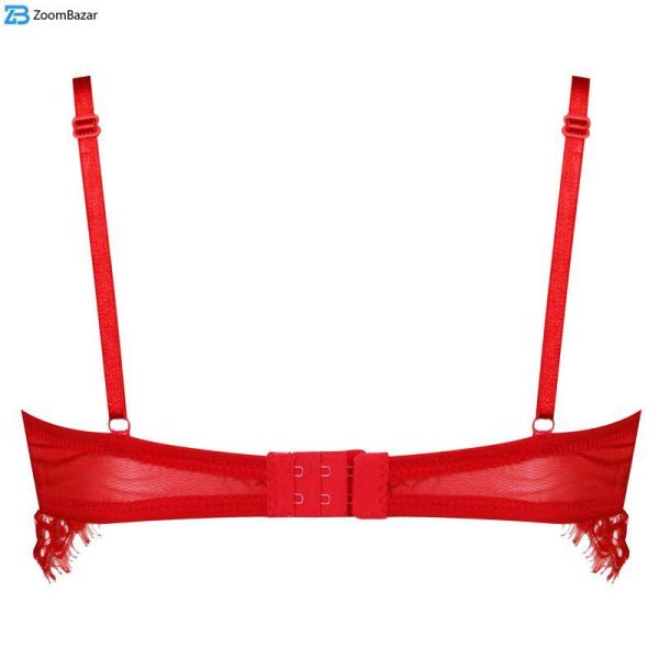 ست شورت و سوتین زنانه فیتن فرخ زادی مدل 3684-169 رنگ قرمز