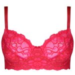 سوتین زنانه کارنا رز مدل فنردار کد 3384 رنگ صورتی