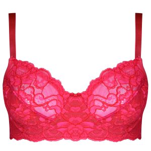 سوتین زنانه کارنا رز مدل فنردار کد 3384 رنگ صورتی