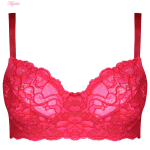 سوتین زنانه کارنا رز مدل فنردار کد 3384 رنگ صورتی