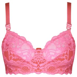 سوتین زنانه کارنا رز مدل فنردار کد 3384 رنگ صورتی