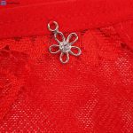 ست شورت و سوتین زنانه فیتن فرخ زادی مدل 3684-169 رنگ قرمز