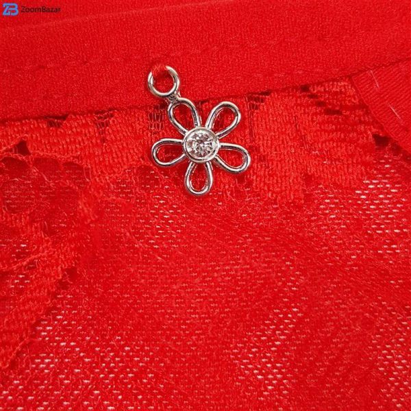 ست شورت و سوتین زنانه فیتن فرخ زادی مدل 3684-169 رنگ قرمز