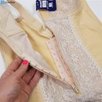 گن زنانه پانیذ مدل یکسره پادار و بدون فنر کد 16140 رنگ کرم