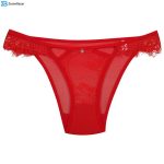 ست شورت و سوتین زنانه فیتن فرخ زادی مدل 3684-169 رنگ قرمز