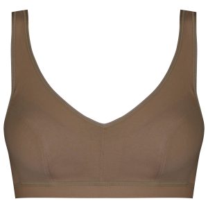 سوتین زنانه ماییلدا مدل بدون فنر کد 3937 رنگ قهوه ای