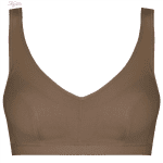 سوتین دخترانه ماییلدا مدل بدون فنر کد 3937 رنگ قهوه ای