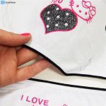 ست شورت و سوتین دخترانه ماییلدا طرح کیتی کد 3942-B