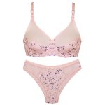 ست شورت و سوتین زنانه پانیذ مدل 9046 رنگ گلبهی