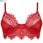 ست شورت و سوتین زنانه فیتن فرخ زادی مدل 3684-169 رنگ قرمز