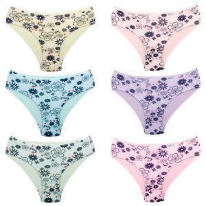 شورت زنانه پانیذ مدل 3928 بسته 6 عددی