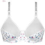 ست شورت و سوتین زنانه پانیذ مدل 9046 رنگ سفید