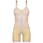 گن زنانه پانیذ مدل یکسره پادار و بدون فنر کد 16140 رنگ کرم