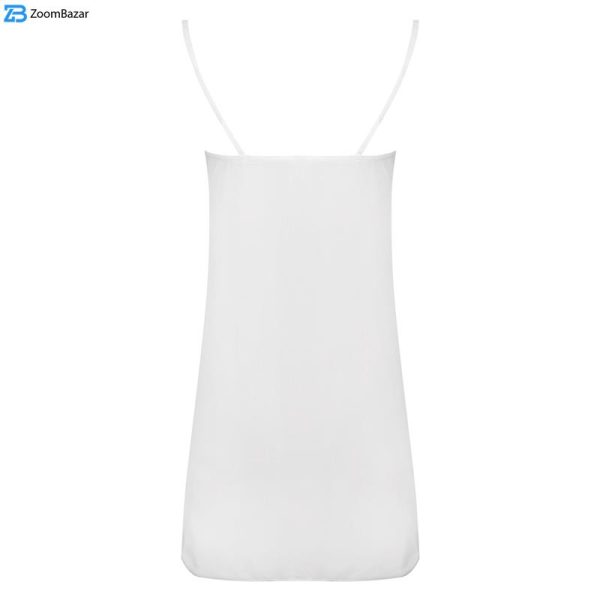 لباس خواب زنانه ماییلدا مدل گیپور کد 4001-5 رنگ سفید لباس خواب زنانه ماییلدا مدل گیپور کد 4001-5 رنگ سفید