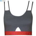 ست نیم تنه و شورت ورزشی زنانه کوزا مدل 9145-1 رنگ طوسی