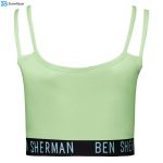 ست نیم تنه و شورت ورزشی زنانه کوزا مدل 9142-7 رنگ سبز