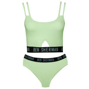 ست نیم تنه و شورت ورزشی زنانه کوزا مدل 9142-7 رنگ سبز