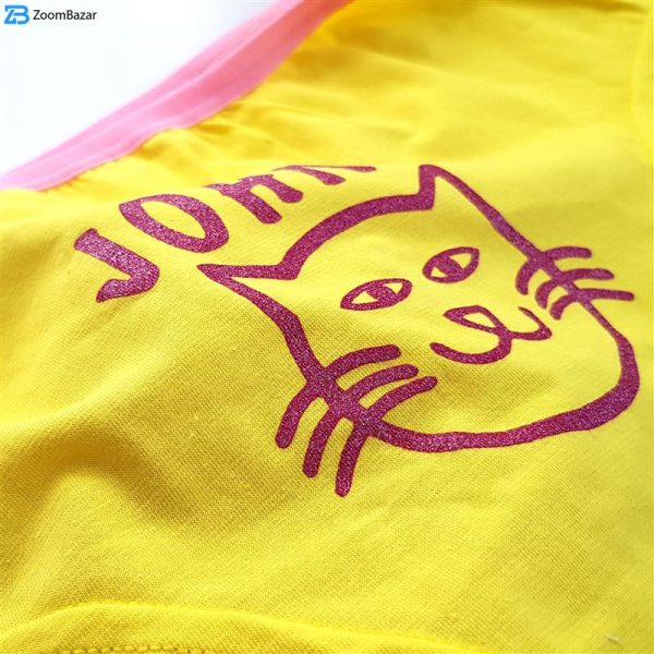شورت زنانه ماییلدا مدل گربه کد 4052 رنگ زرد