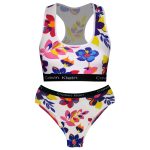 ست نیم تنه و شورت ورزشی زنانه کوزا مدل 9109-4 رنگ سفید