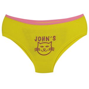 شورت زنانه ماییلدا مدل گربه کد 4052 رنگ زرد