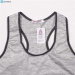 ست نیم تنه و شورت ورزشی زنانه کوزا مدل 9151-3 رنگ خاکستری روشن