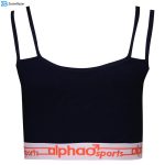 ست نیم تنه و شورت ورزشی زنانه کوزا مدل 9142-8 رنگ سرمه ای