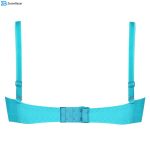 ست شورت و سوتین زنانه پانیذ مدل 9013 رنگ آبی فیروزه ای