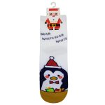 جوراب زنانه مدل پنگوئن کد 4075 رنگ سفید