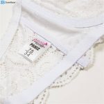 سوتین زنانه پانیذ مدل فنردار کد 66337 رنگ سفید