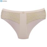 ست شورت و سوتین زنانه پانیذ مدل 19013 رنگ کرم