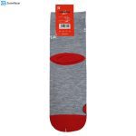 جوراب زنانه مدل بابا نوئل کد 4075 رنگ طوسی