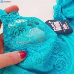 ست شورت و سوتین زنانه پانیذ مدل 9013 رنگ آبی فیروزه ای