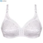 سوتین زنانه پانیذ مدل بدون فنر کد 66508-14 رنگ سفید