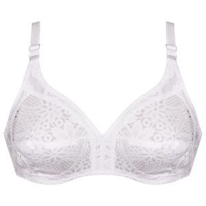 سوتین زنانه پانیذ مدل بدون فنر کد 66508-14 رنگ سفید